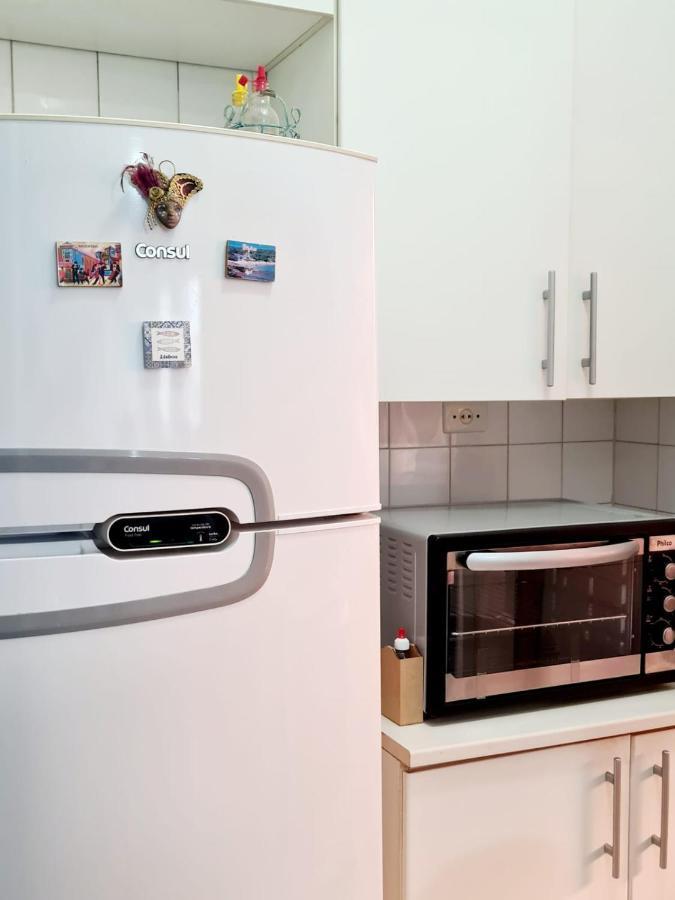 Apartamento Aconchegante Em Santos Bagian luar foto