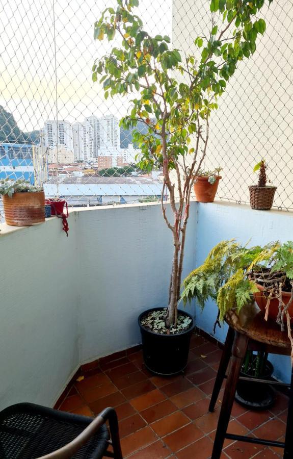 Apartamento Aconchegante Em Santos Bagian luar foto